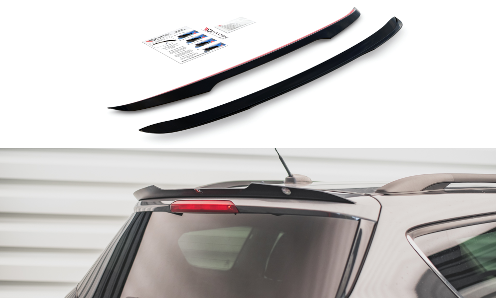 Heckspoiler Lippe Ford Escape Mk3 schwarz Hochglanz – Ansicht 2