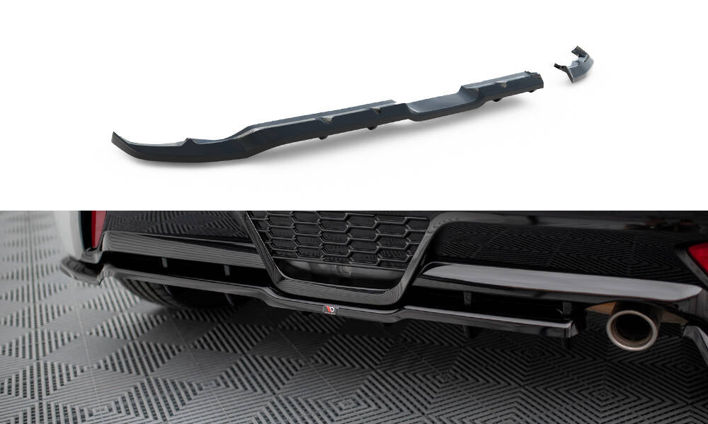 Street+ Mittlerer Diffusor RACE passend für Toyota Yaris GR Sport Mk4 schwarz Hochglanz – Ansicht 2