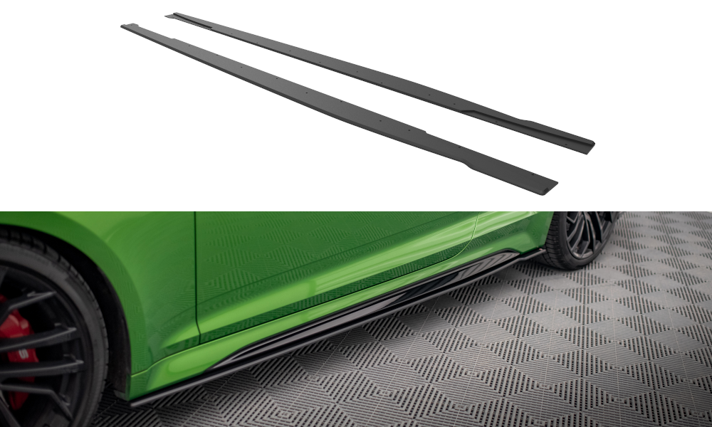 Street Pro Street+ Seitenschweller Leisten passend für Audi RS5 Coupe F5 Facelift – Ansicht 2