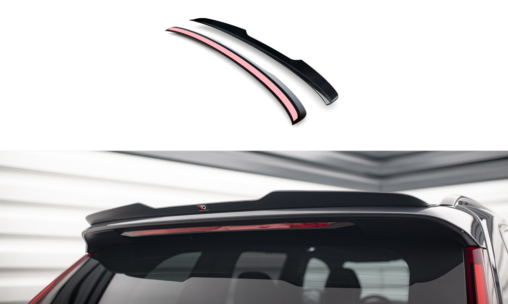 Heckspoiler Lippe Volvo XC90 R-Design Mk2 / Mk2 Facelift schwarz Hochglanz – Ansicht 2