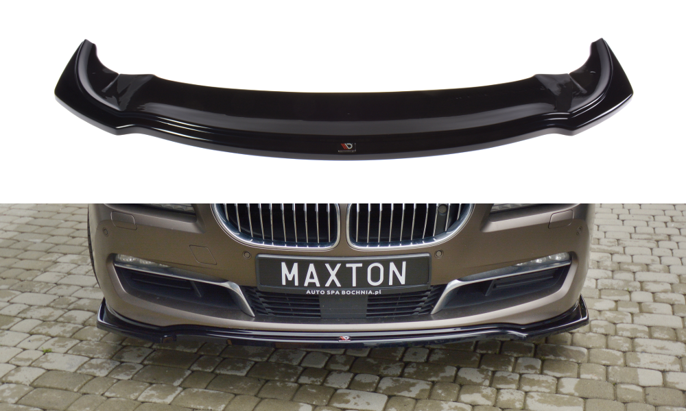 Street+ Spoilerlippe Front Ansatz passend für BMW 6er GRAN COUPÉ schwarz Hochglanz – Ansicht 2
