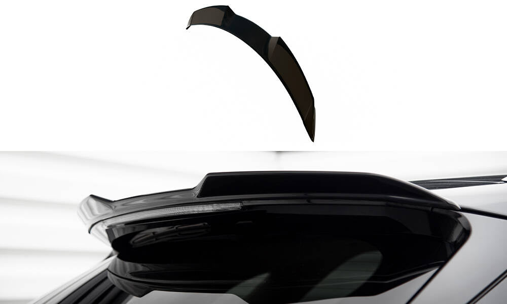 Höher Heckspoiler Lippe 3D Lexus RX F-Sport Mk4 Facelift schwarz Hochglanz – Ansicht 2