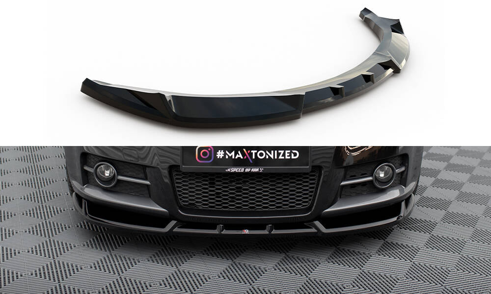 Street+ Spoilerlippe Front Ansatz passend für Suzuki Swift Sport Mk4 schwarz Hochglanz – Ansicht 2
