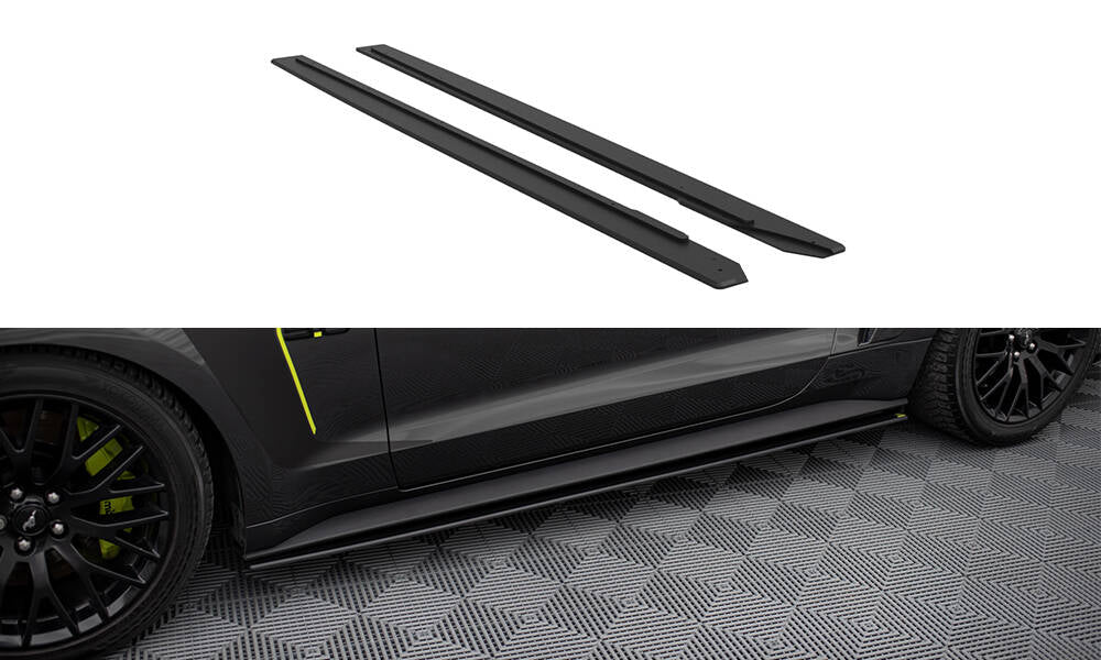 Street Pro Street+ Seitenschweller Leisten passend für Ford Mustang GT Mk6 – Ansicht 2
