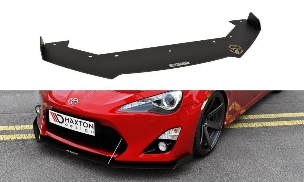 Racing Street+ Spoilerlippe Front Ansatz passend für TOYOTA GT86 mit Wings – Ansicht 2