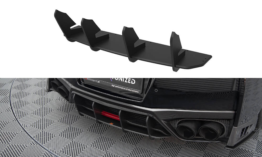 Street Pro Heckschürze passend für Nissan GTR R35 Facelift – Ansicht 2