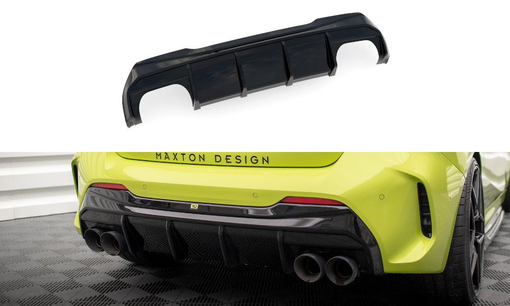 Diffusor Heck Ansatz V.3 passend für BMW 1er F40 M-Paket/ M135i / 128ti – Ansicht 1