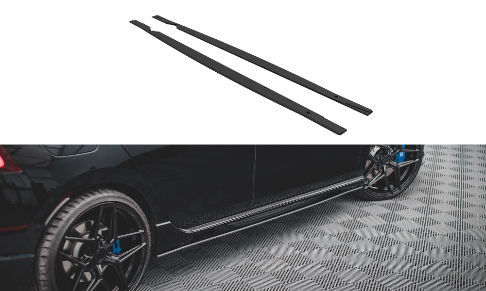 Street Pro Street+ Seitenschweller Leisten passend für VW Golf R Hatchback Mk8 Facelift – Ansicht 2
