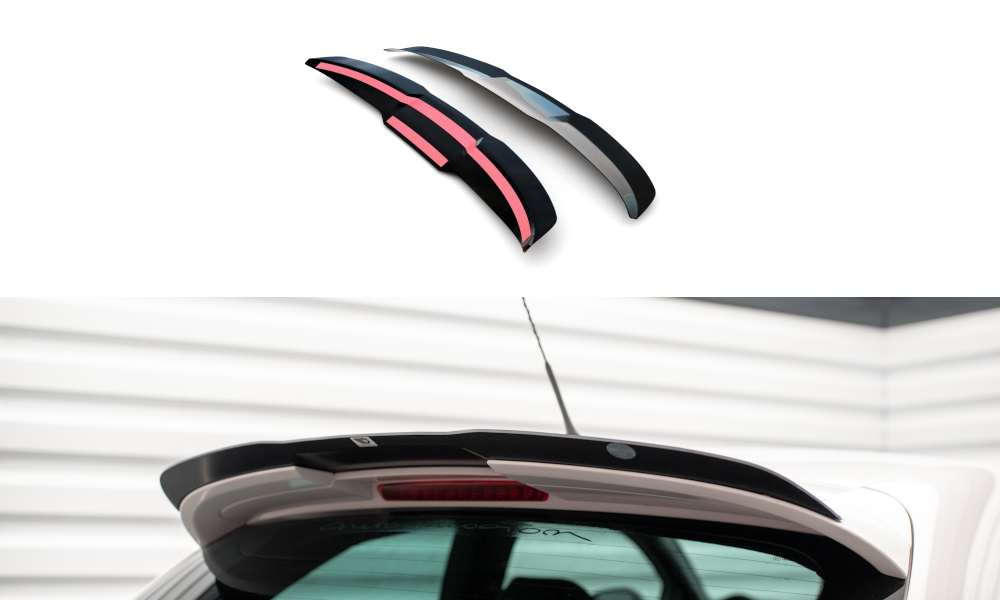 Heckspoiler Lippe SEAT IBIZA 4 SPORTCOUPE (vor Facelift) schwarz Hochglanz – Ansicht 2