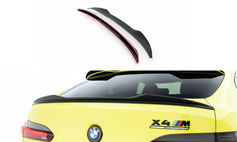 Unten Heckspoiler Lippe 3D BMW X4 M F98 Facelift schwarz Hochglanz – Ansicht 2