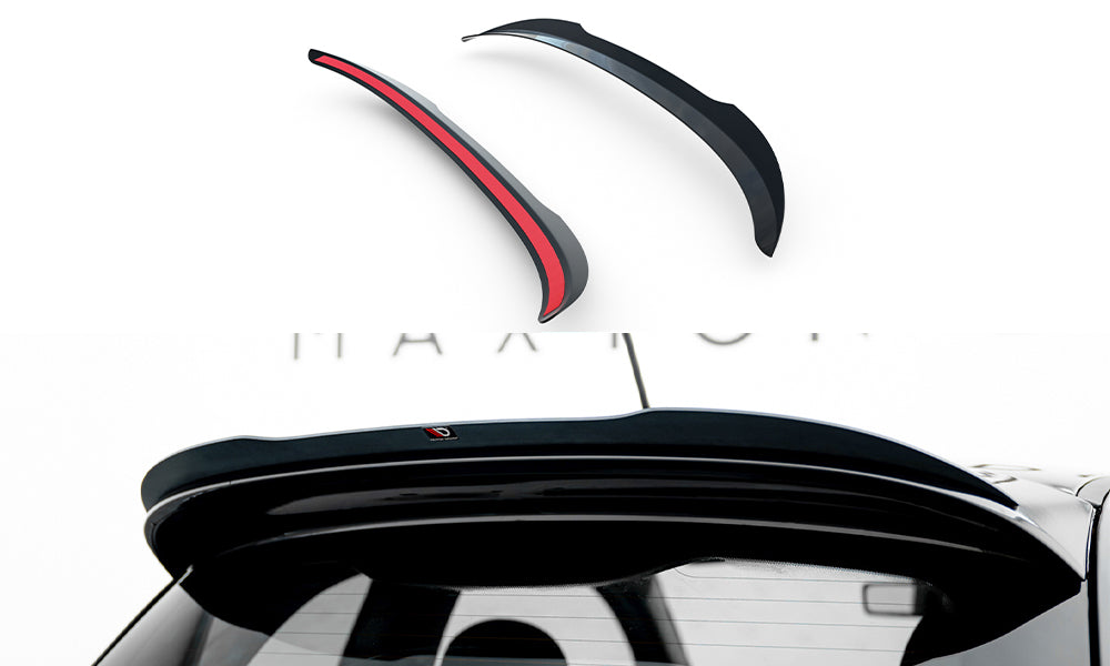 Heckspoiler Lippe Abarth 500 Mk1 schwarz Hochglanz – Ansicht 2