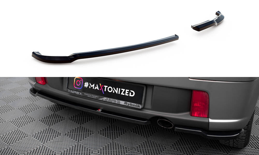 Heck Ansatz Flaps Diffusor passend für Toyota Yaris T-Sport Mk1 Facelift schwarz Hochglanz – Ansicht 2