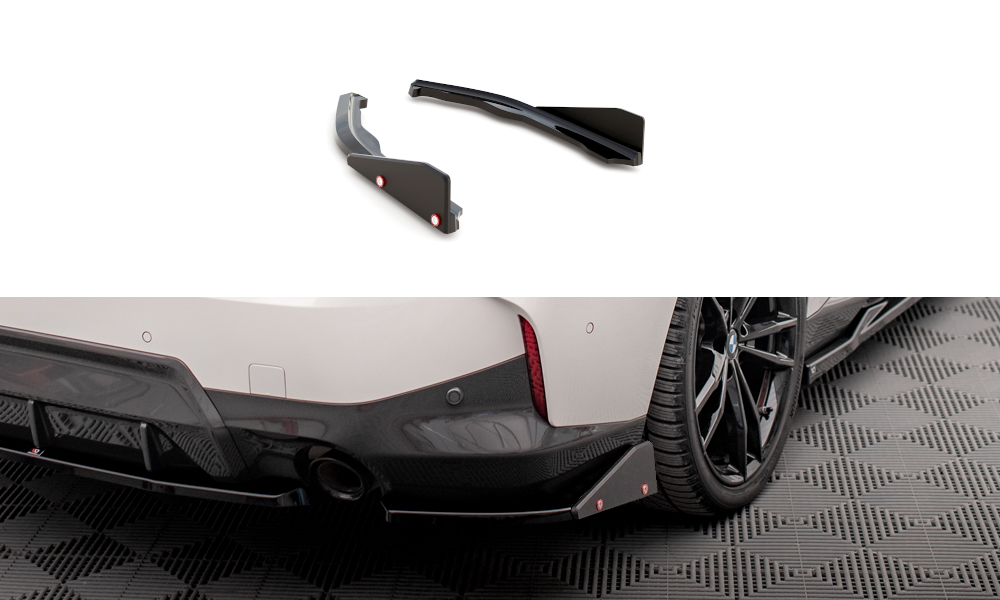 Heck Ansatz Flaps Diffusor V.2 + Flaps passend für BMW 2 Coupe M-Paket G42 – Ansicht 2