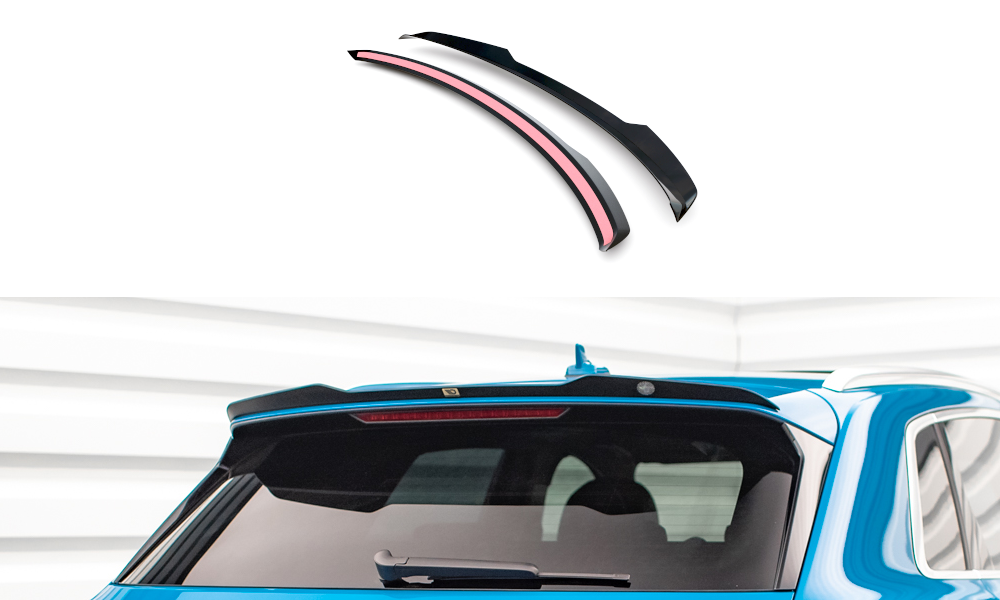 Höher Spoiler Heckspoiler Lippe Audi e-tron schwarz Hochglanz – Ansicht 2