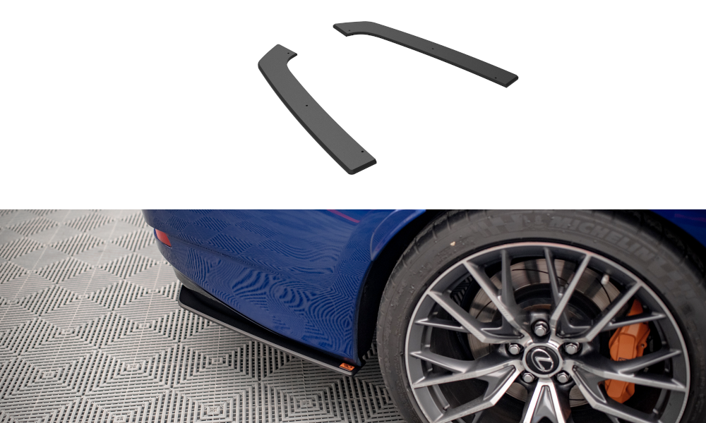 Street Pro Heck Ansatz Flaps Diffusor passend für Lexus GS F Mk4 Facelift – Ansicht 2