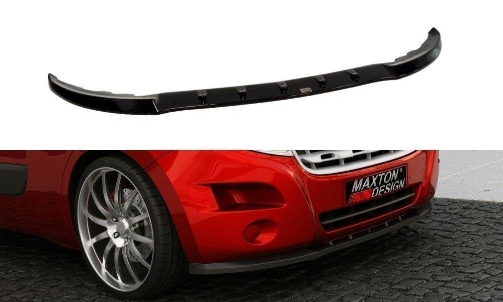 Street+ Spoilerlippe Front Ansatz passend für RENAULT MASTER MK3 schwarz Hochglanz – Ansicht 2