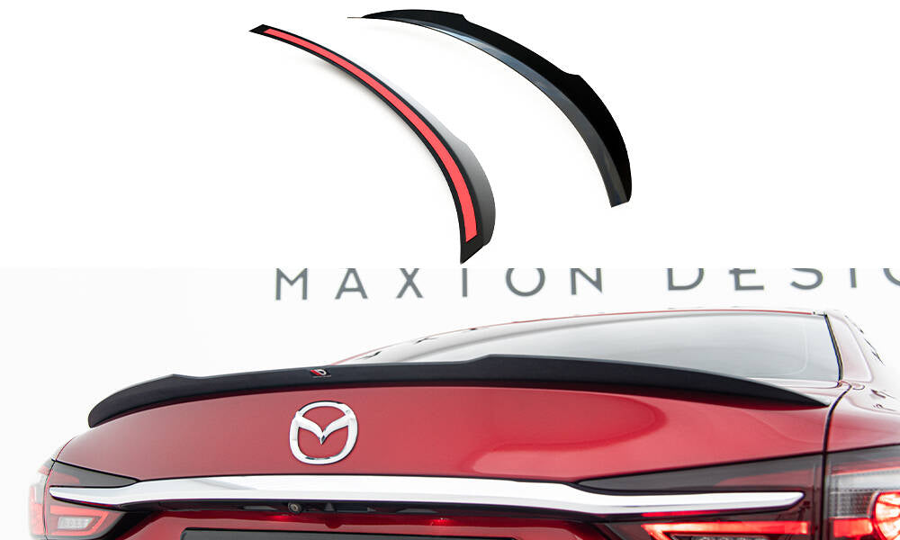 Heckspoiler Lippe Mazda 6 Limousine GJ (Mk3) Facelift schwarz Hochglanz – Ansicht 2
