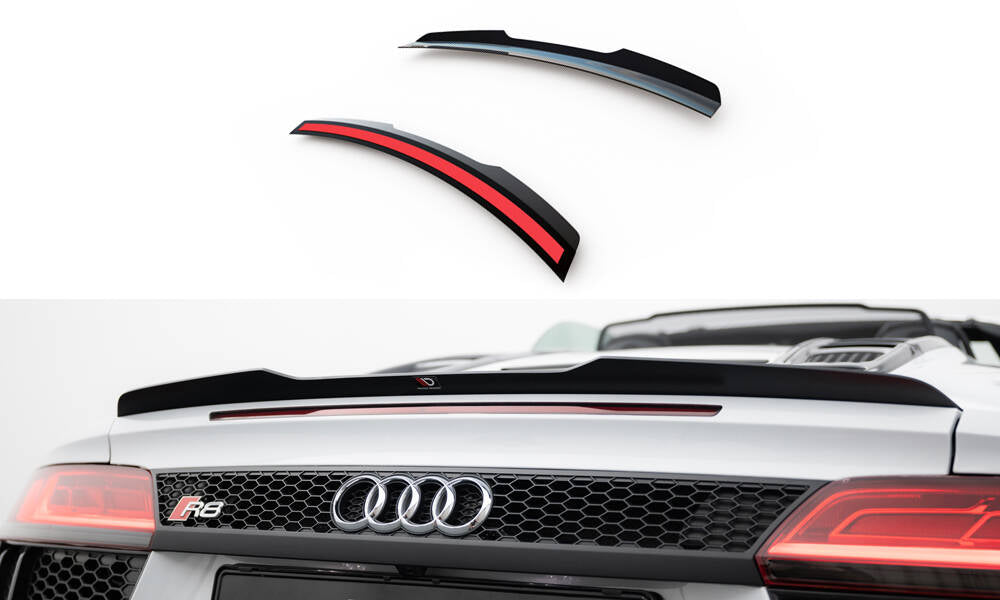 Heckspoiler Lippe Audi R8 Spyder Mk2 schwarz Hochglanz – Ansicht 2
