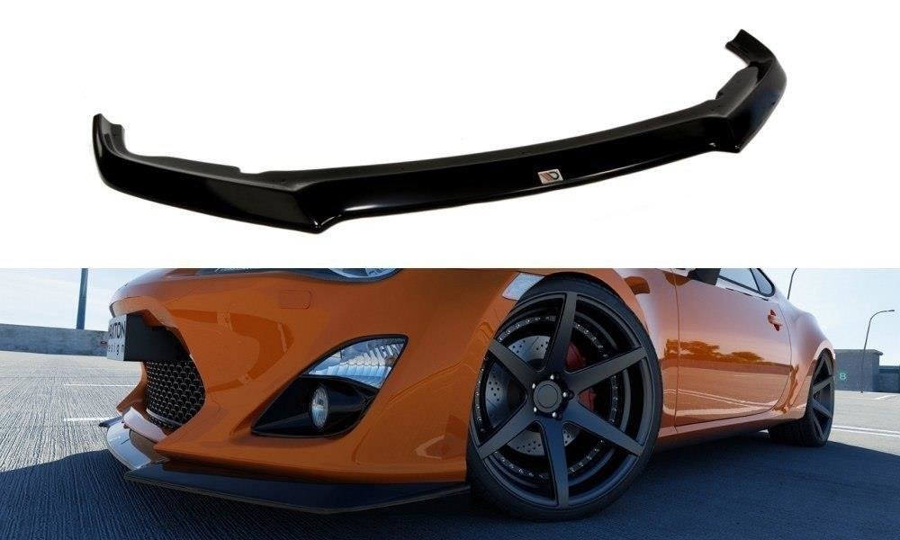 Street+ Spoilerlippe Front Ansatz passend für TOYOTA GT86 schwarz Hochglanz – Ansicht 2
