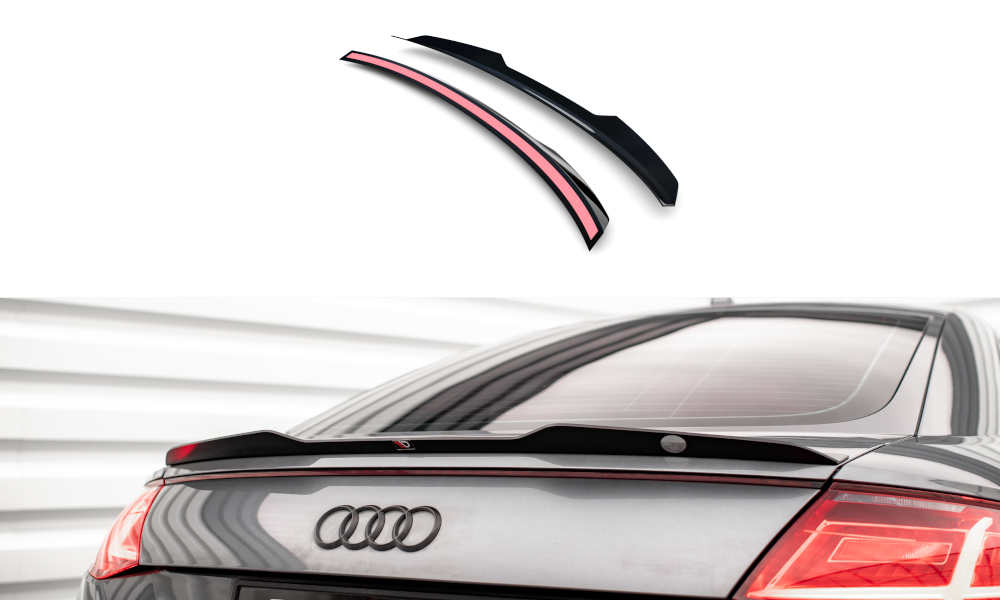 Heckspoiler Lippe Audi TT S / S-Line 8S / 8S Facelift schwarz Hochglanz – Ansicht 2