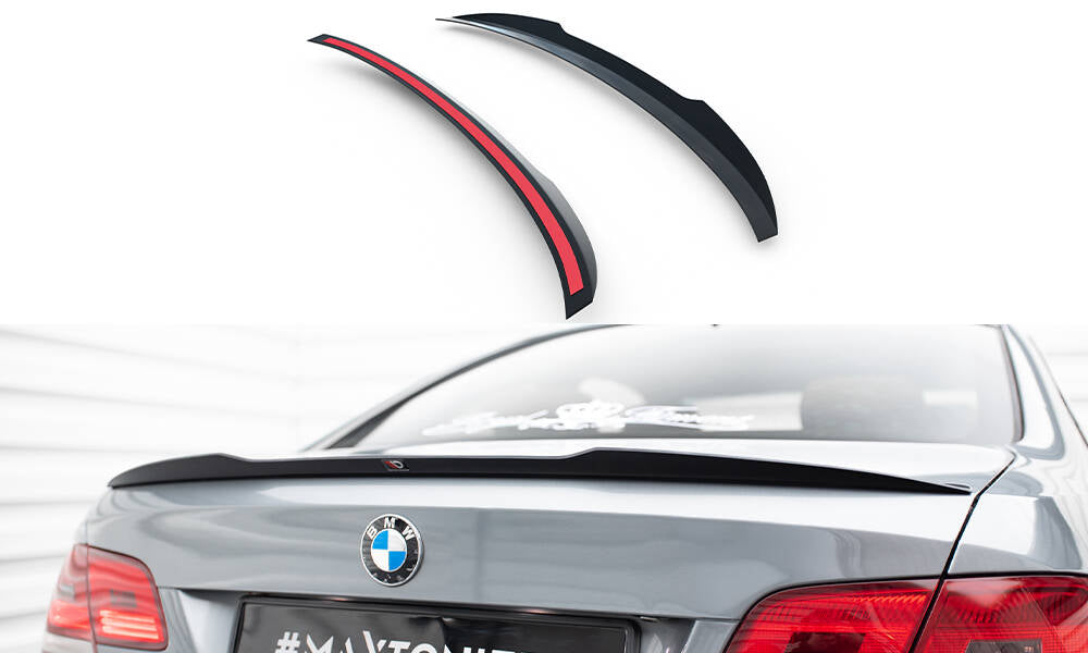 Heckspoiler Lippe BMW 3er M-Paket Coupe E92 schwarz Hochglanz – Ansicht 2