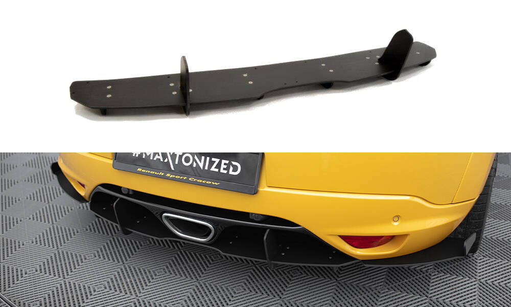 Diffusor Heck Ansatz passend für Heckschürze passend für RENAULT MEGANE MK3 RS – Ansicht 2