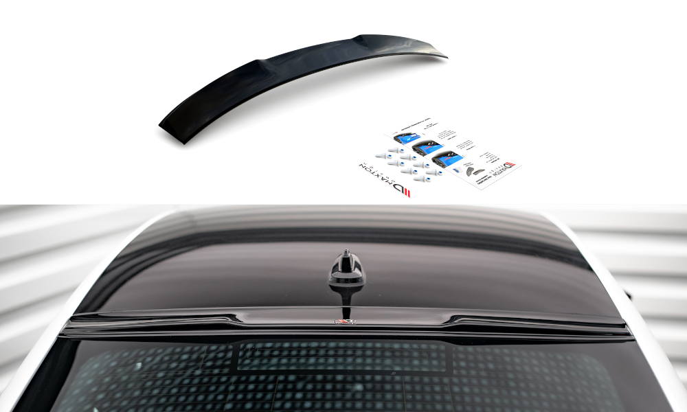 Heckscheiben Spoiler passend für Skoda Octavia Liftback Mk4 schwarz Hochglanz – Ansicht 2