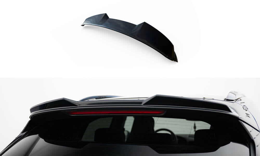 Heckspoiler Lippe 3D Porsche Taycan Cross Turismo 4S schwarz Hochglanz – Ansicht 2