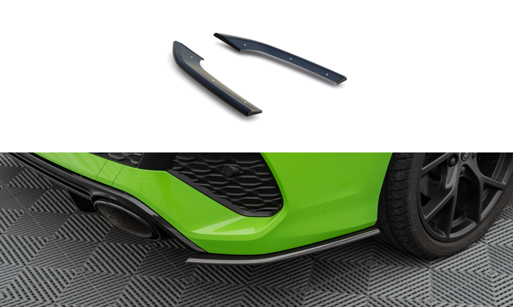 Prepreg Carbon Fiber Heck Ansatz Flaps Diffusor passend für Audi RS3 Limousine 8Y – Ansicht 2