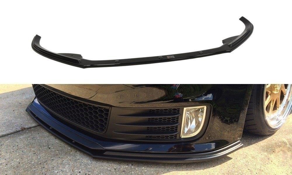 Street+ Spoilerlippe Front Ansatz passend für VW JETTA VI GLI schwarz Hochglanz – Ansicht 2