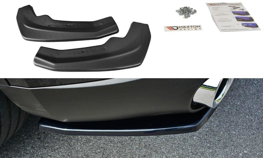 Heck Ansatz Flaps Diffusor passend für Alfa Romeo Stelvio Mk1 schwarz Hochglanz – Ansicht 2