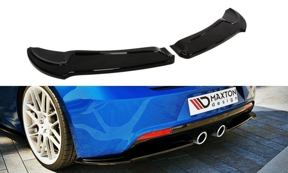 Heck Ansatz Flaps Diffusor passend für VW GOLF 6 R schwarz Hochglanz – Ansicht 2