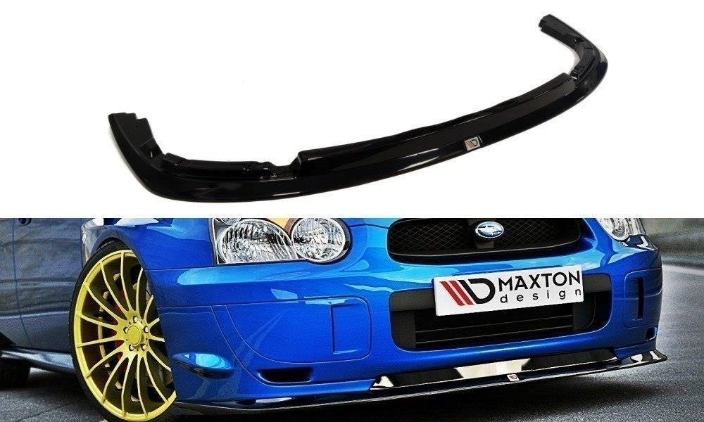 Street+ Spoilerlippe Front Ansatz passend für Subaru Impreza WRX STI (BLOBEYE) schwarz Hochglanz – Ansicht 2