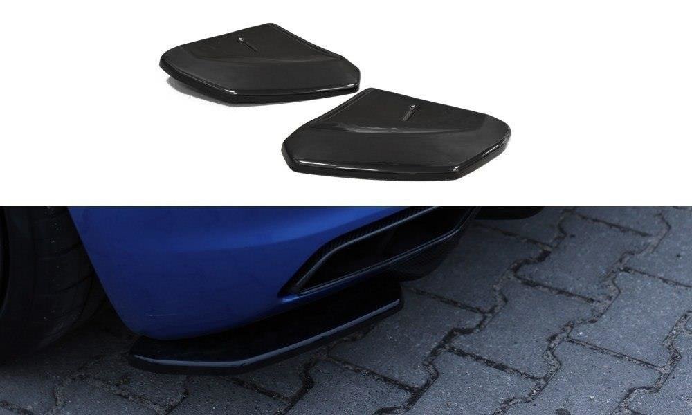 Heck Ansatz Flaps Diffusor passend für Audi R8 Mk.2 schwarz Hochglanz – Ansicht 2