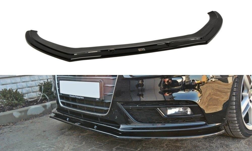 Front Diffuser V.1 Audi A4 B8 FL schwarz Hochglanz – Ansicht 2