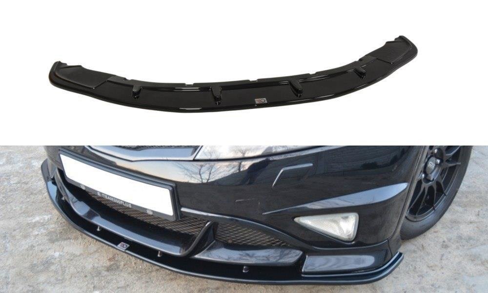 Street+ Spoilerlippe Front Ansatz passend für HONDA CIVIC VIII TYPE R GP schwarz Hochglanz – Ansicht 2