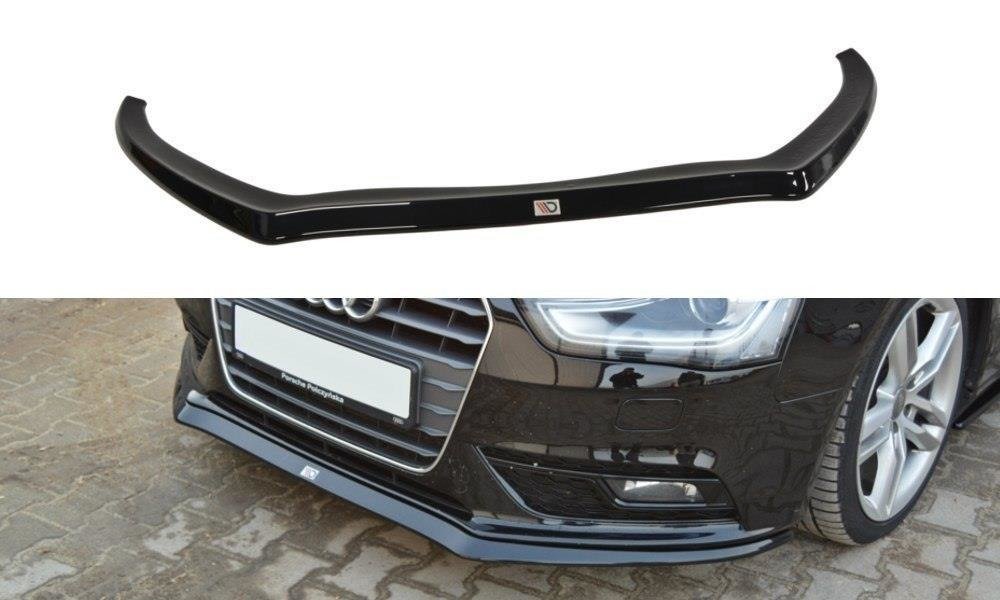 Front Diffuser V.2 Audi A4 B8 FL schwarz Hochglanz – Ansicht 2