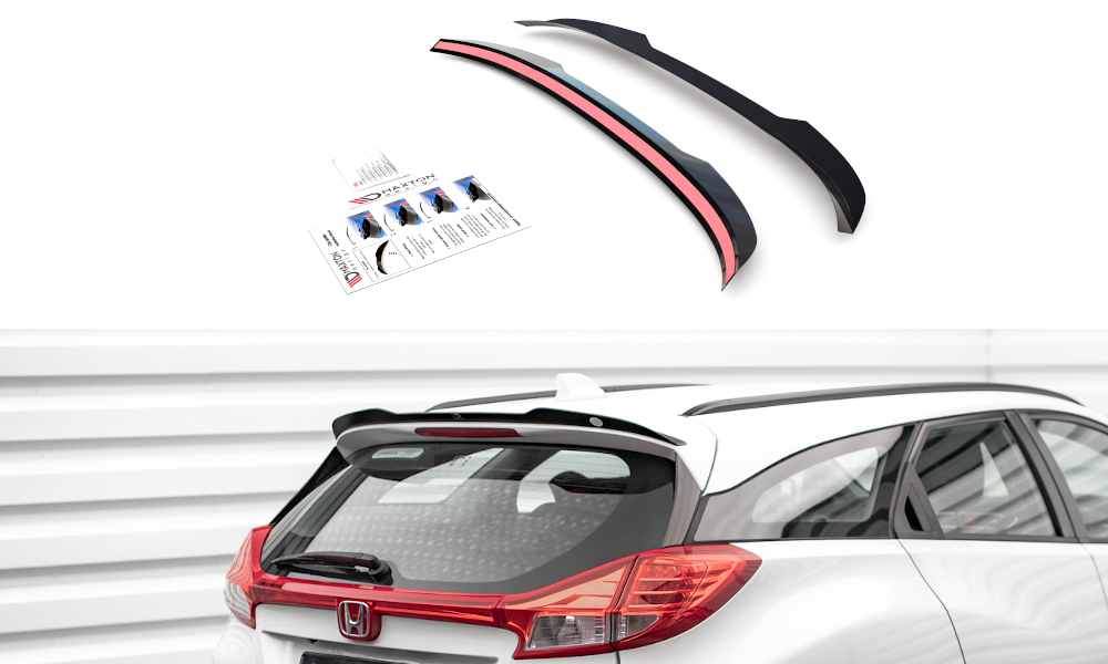 Heckspoiler Lippe Honda Civic Tourer Mk9 schwarz Hochglanz – Ansicht 2