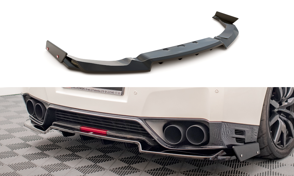 Heckansatz + Flaps Nissan GTR R35 Facelift – Ansicht 2