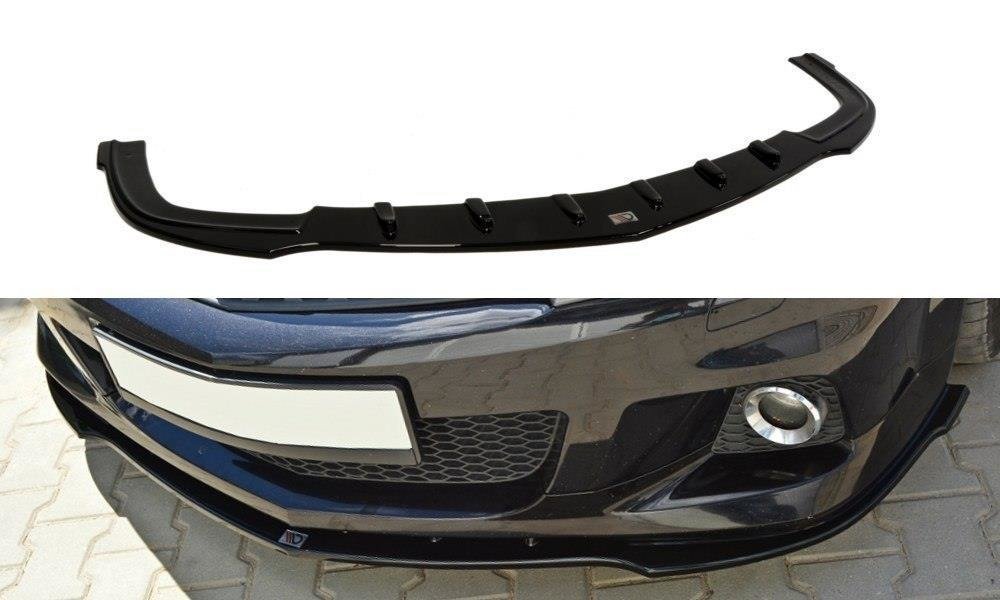Street+ Spoilerlippe Front Ansatz passend für OPEL ASTRA H (passend für OPC / VXR) schwarz Hochglanz – Ansicht 2