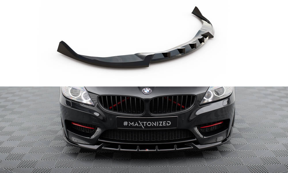 Street+ Spoilerlippe Front Ansatz passend für BMW Z4 M-Paket E89 Facelift schwarz Hochglanz – Ansicht 2