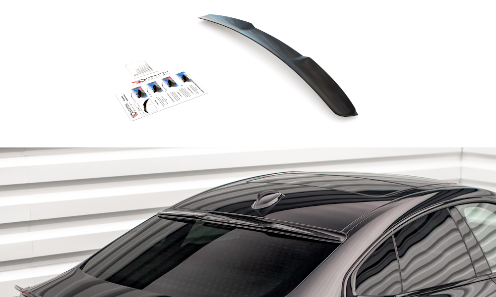 Heckscheiben Spoiler passend für BMW 2 Gran Coupe M-Paket / M235i F44 schwarz Hochglanz – Ansicht 2