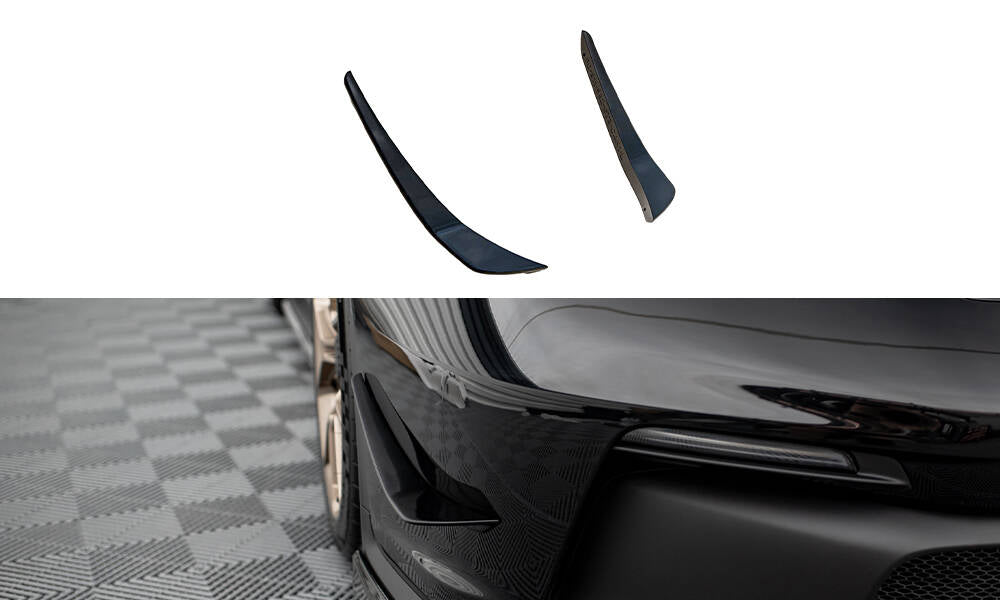 Stoßstangen Flaps Wings vorne Canards passend für Porsche 911 992 GT3 – Ansicht 2