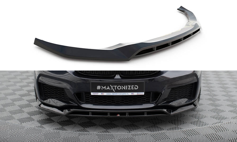 Street+ Spoilerlippe Front Ansatz passend für BMW 6er GT M-Paket G32 schwarz Hochglanz – Ansicht 2