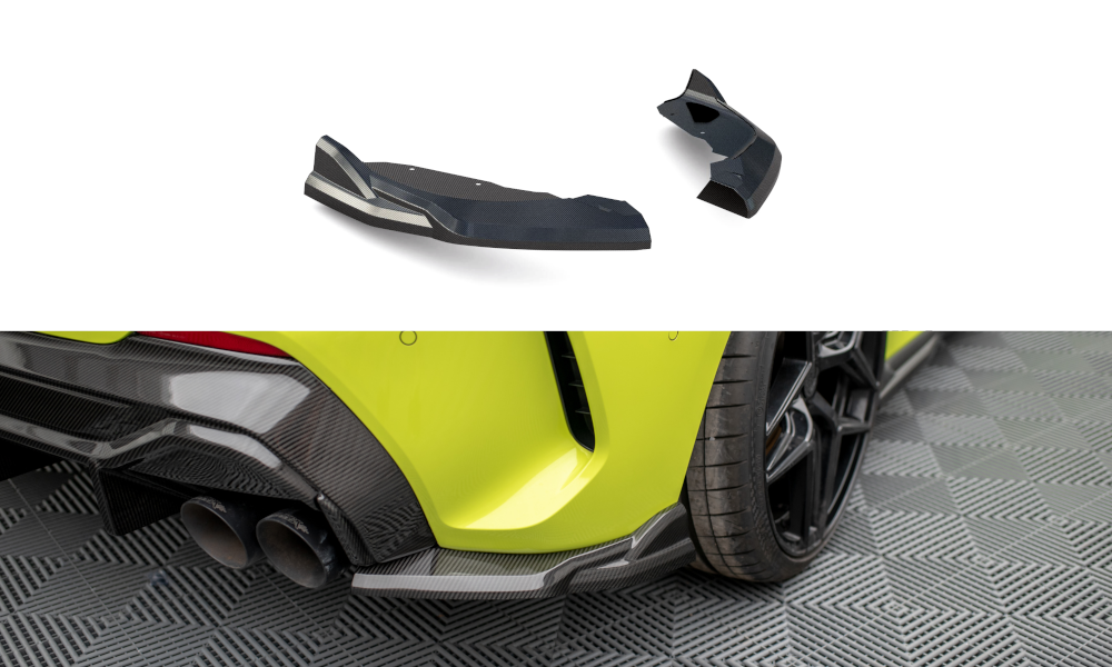 Prepreg Carbon Fiber Heck Ansatz Flaps Diffusor passend für BMW 1er M-Paket /  M135i / 128ti F40 – Ansicht 2