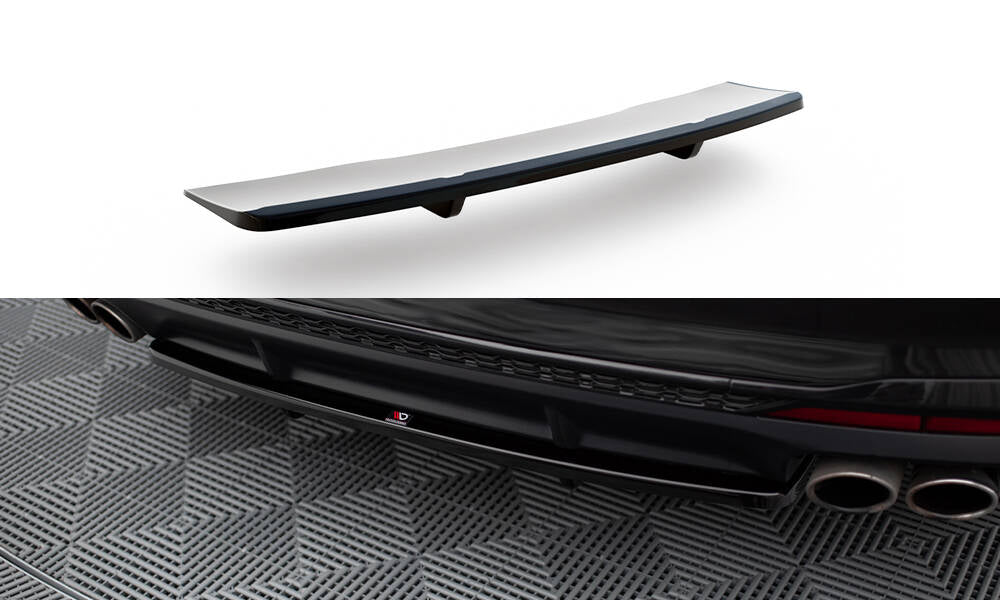 Street+ Mittlerer Diffusor RACE passend für Audi S4 B9 Facelift schwarz Hochglanz – Ansicht 2