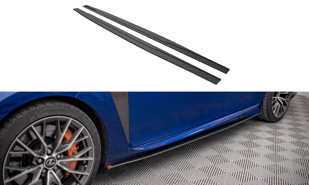 Street Pro Street+ Seitenschweller Leisten passend für Lexus GS F Mk4 Facelift – Ansicht 2