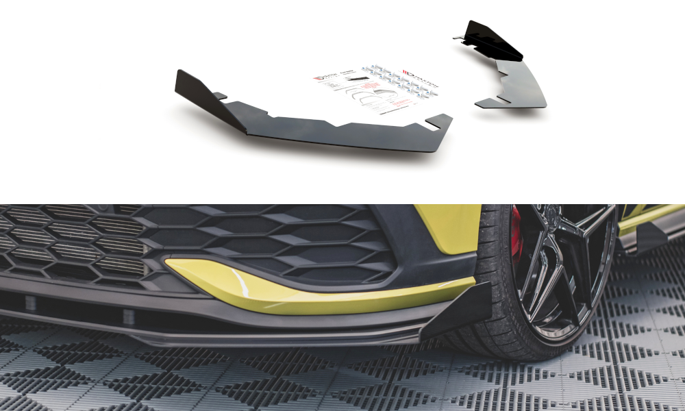 Flaps VW Golf GTI Clubsport Mk8 schwarz Hochglanz – Ansicht 2