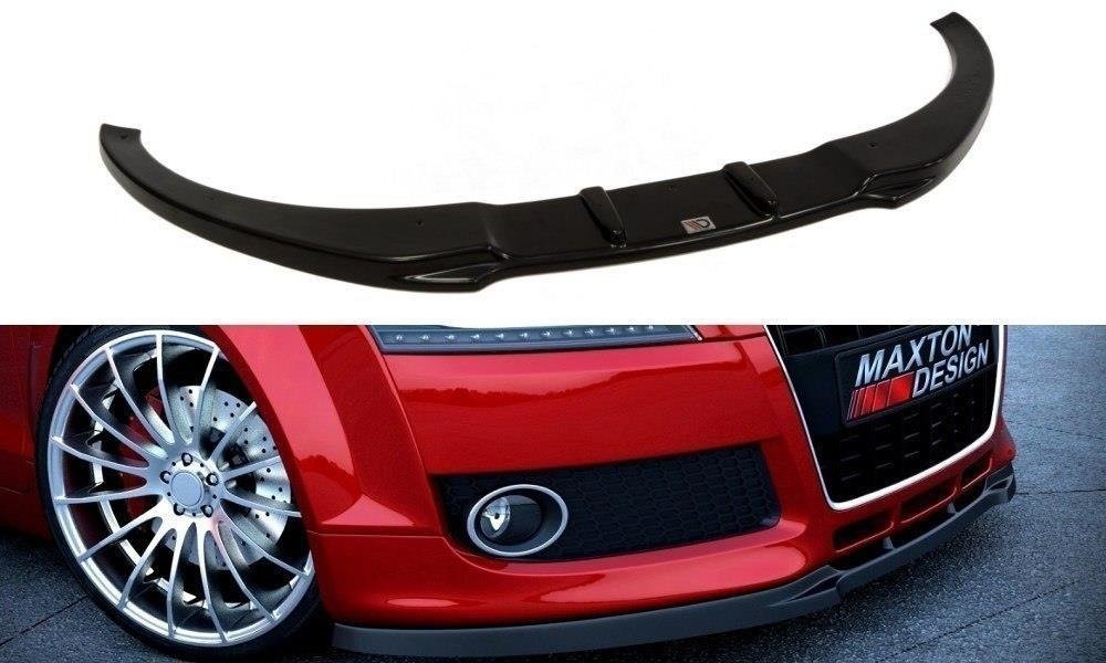 Street+ Spoilerlippe Front Ansatz V.1 passend für Audi TT 8J schwarz Hochglanz – Ansicht 2