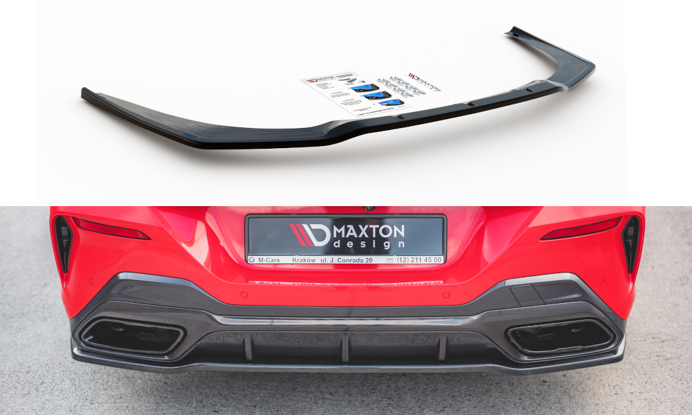 Heckansatz BMW 8 Coupe M-Paket G15 schwarz Hochglanz – Ansicht 2
